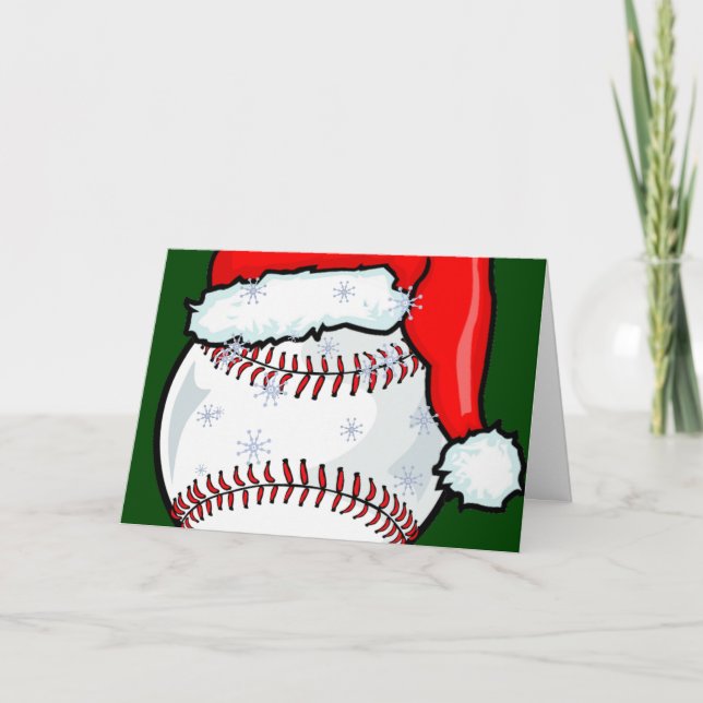 Karte - Baseball Weihnachten (Vorderseite)
