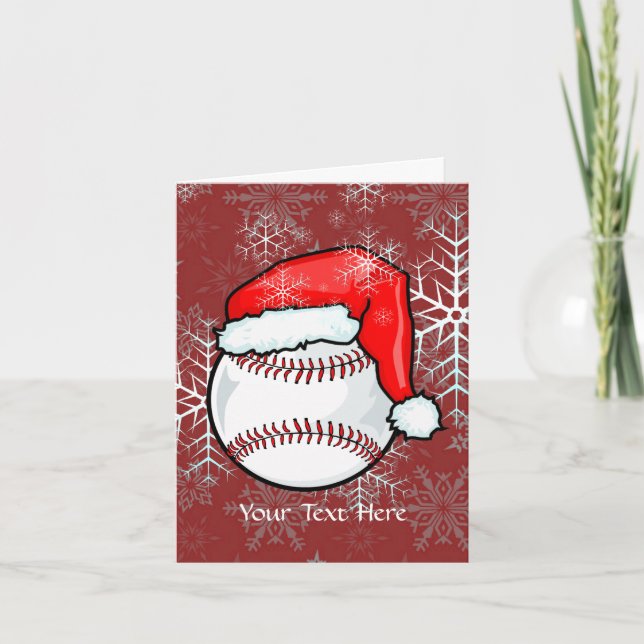 Karte - Baseball Weihnachten (Vorderseite)