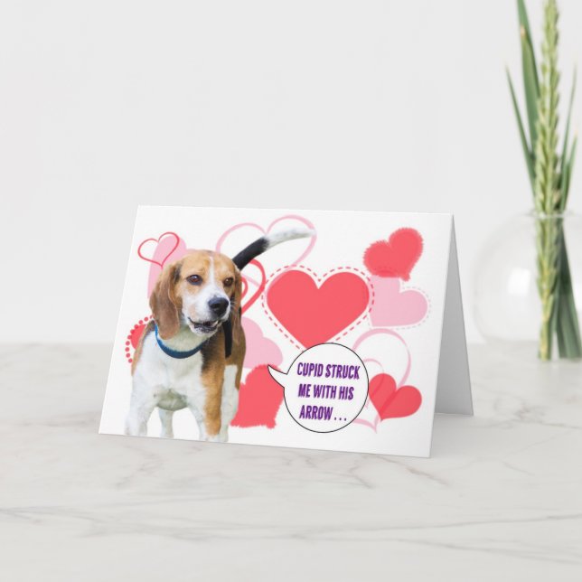 Karte Beaglevalentines Tages (Vorderseite)