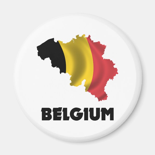 Karte Belgiens Magnet (Vorne)