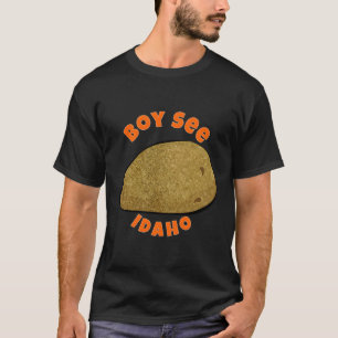 Karte Boise Idaho Zuhause Staat von Idaho Boy See  T-Shirt