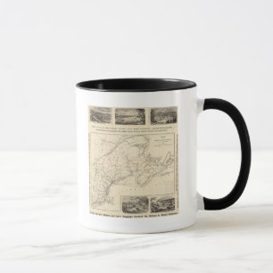 Karte Boston und Maine Railroad Tasse