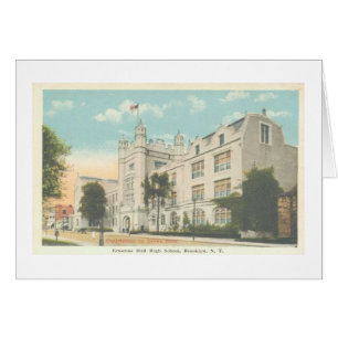 Karte Brooklyns NY Highschool ERASMUS Hall