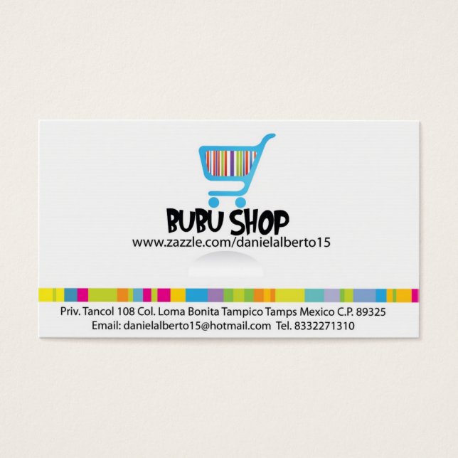 KARTE BUBU (Vorderseite)