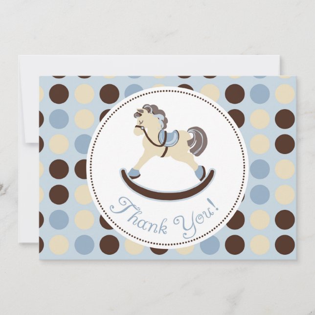 Karte C des Schaukelpferd-Jungen-TY (Vorderseite)