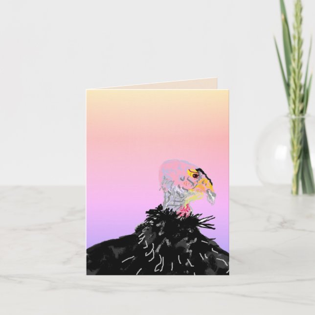 Karte: California Condor, Gymnogien (Vorderseite)