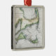 Karte Cape Cod, Nantucket, Martha's Vineyard Silbernes Ornament (Rechts)