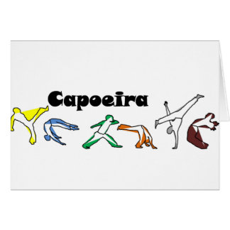 Karte capoeira Axt abada Brasilien Angola