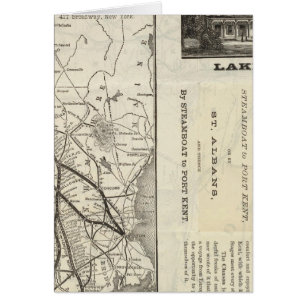 Karte Central Vermont Railway