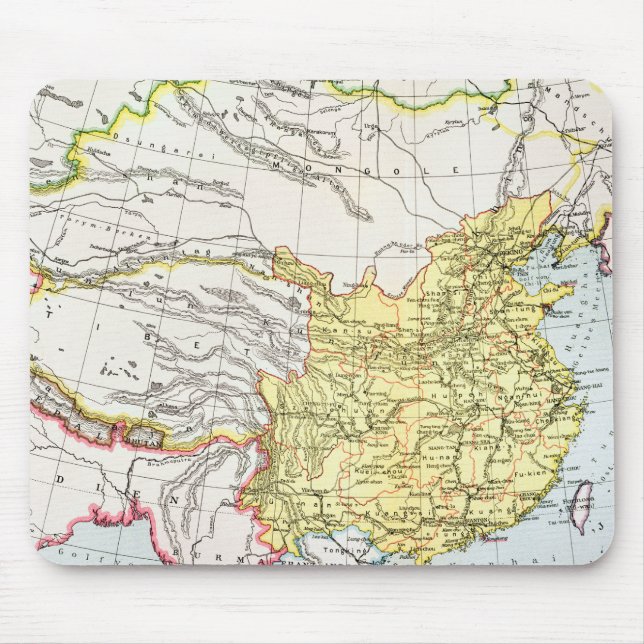 KARTE: CHINA, 1910 MOUSEPAD (Vorne)