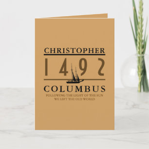 Karte Columbus 1492