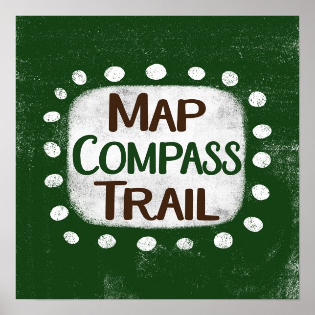 Karte Compass Trail Plakat Wallfahrtskirche (Vorne)