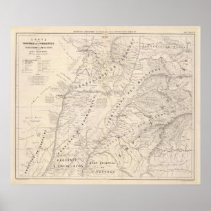 Karte, Corrientes Prov, Terr Mission Poster