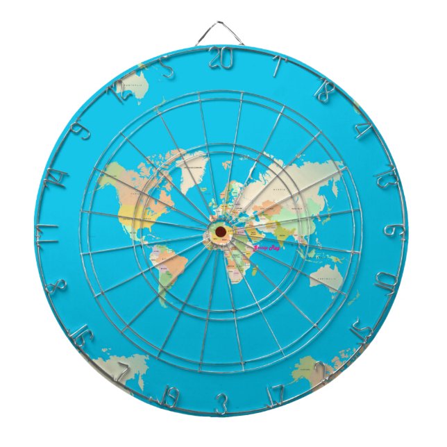 Karte Dartscheibe (vorne)