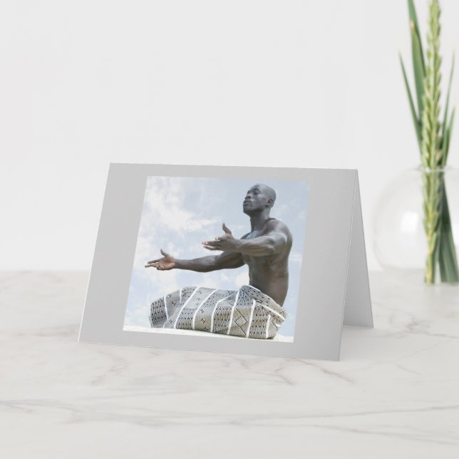 Karte, "das Haupt anflehend " Karte (Vorderseite)