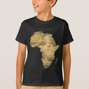 Karte der AFRICA-Serie T-Shirt
