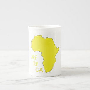 Karte der afrikanischen Tasse