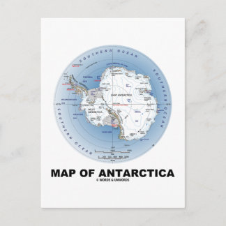 Karte der Antarktis (Geografie)