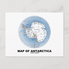 Karte der Antarktis (Geografie)