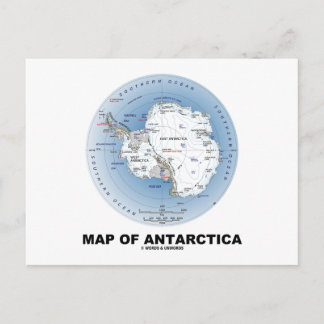 Karte der Antarktis (Geografie)