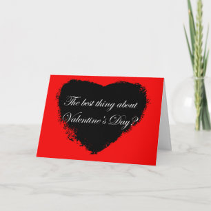 Karte der Anti--Valentinsgrüße Tages