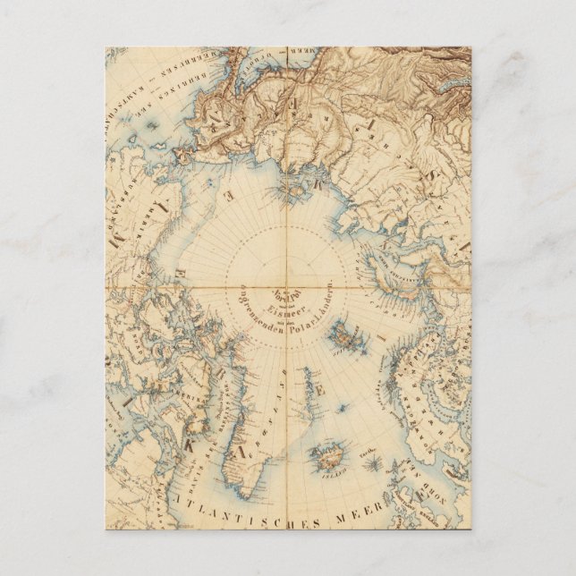 Karte der arktischen und benachbarten Regionen (18 (Vorderseite)