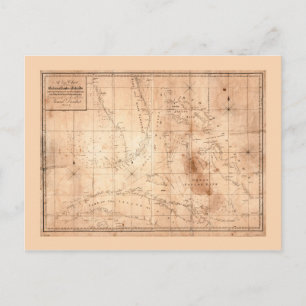 Karte der Bahamabanken und Inseln (1817)