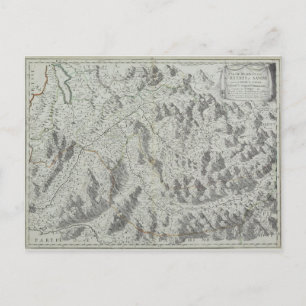 Karte der Berge