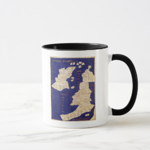 Karte der britischen Inseln, von 'Geographia Tasse