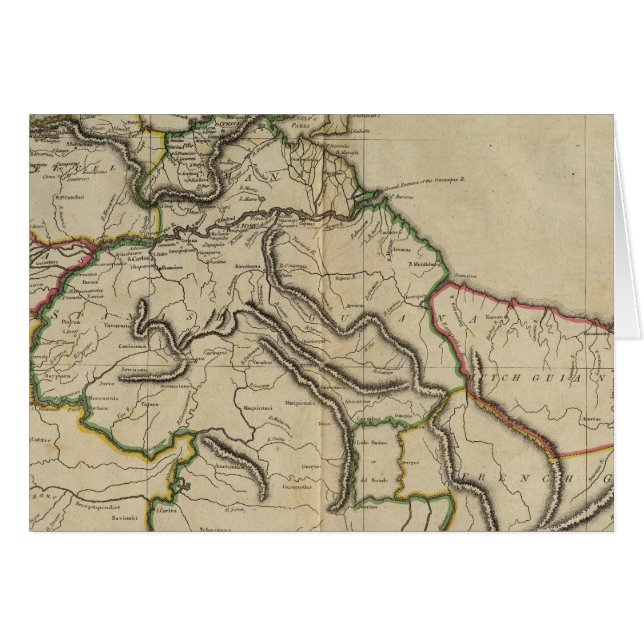 Karte der Caracas (Vorderseite (Horizontal))