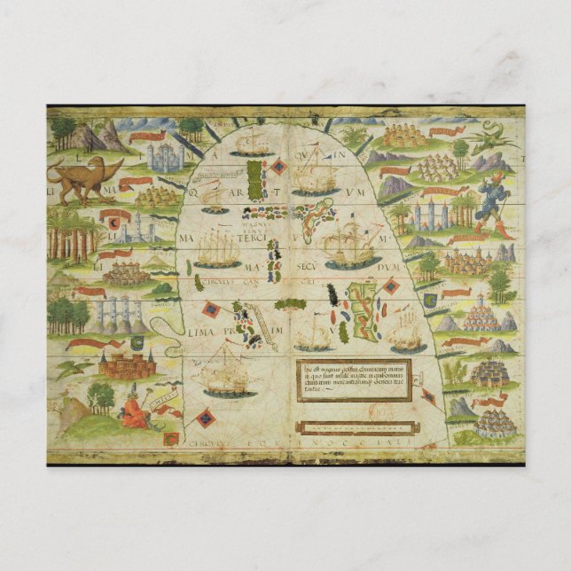 Karte der China, Faksimile von 'Miller Atlas' (Vorderseite)