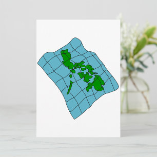 Karte der Einladungen der Philippinen