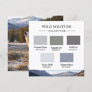 Karte der Farbpalette 'Wilde Einsamkeit'
