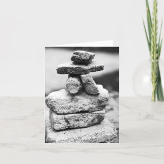 Karte der Felsen-Leute-B/W
