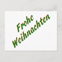 Karte der frohen Weihnachten