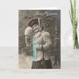 Karte der frohen Weihnachten
