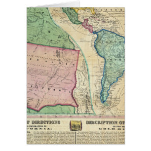 Karte der goldenen Regionen Kaliforniens