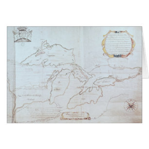Karte der Great Lakes