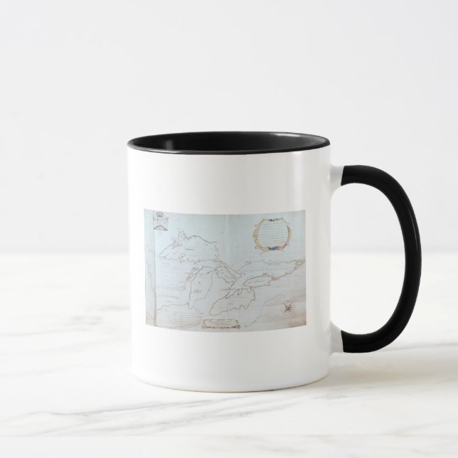 Karte der Great Lakes Tasse (Rechts)