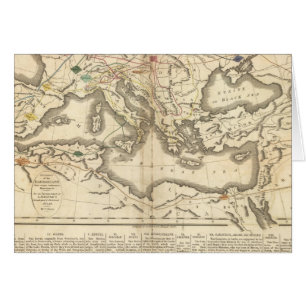 Karte der Inkursionen der Barbaren