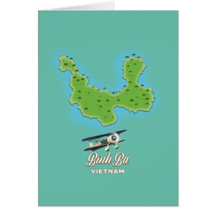 Karte der Insel Bình Ba Vietnam Karte