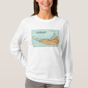 Karte der Insel T-Shirt