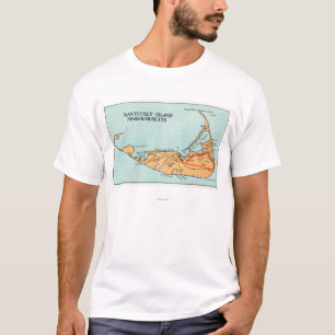 Karte der Insel T-Shirt