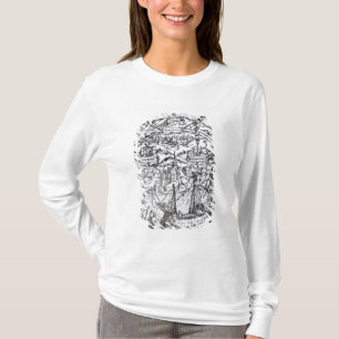 Karte der Insel von Utopie, Buchfrontispiz T-Shirt
