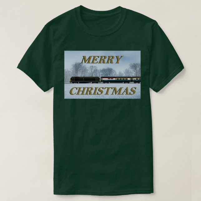 KARTE DER KLASSE 67 LOKOMOTIVE CHRISTMAS 1 T-Shirt (Design vorne)