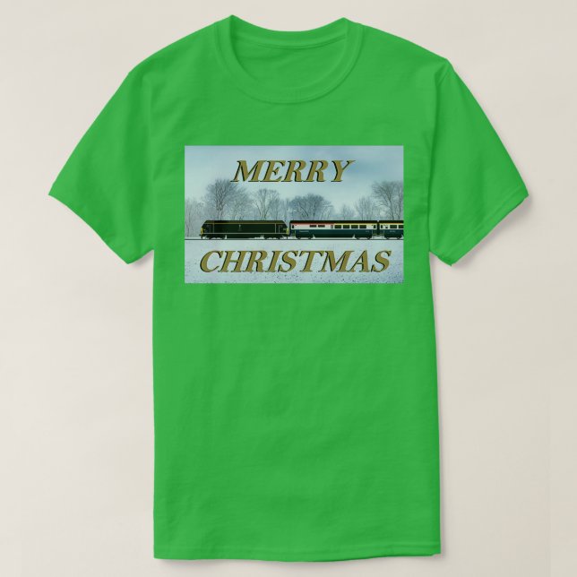 KARTE DER KLASSE 67 LOKOMOTIVE CHRISTMAS T-Shirt (Design vorne)