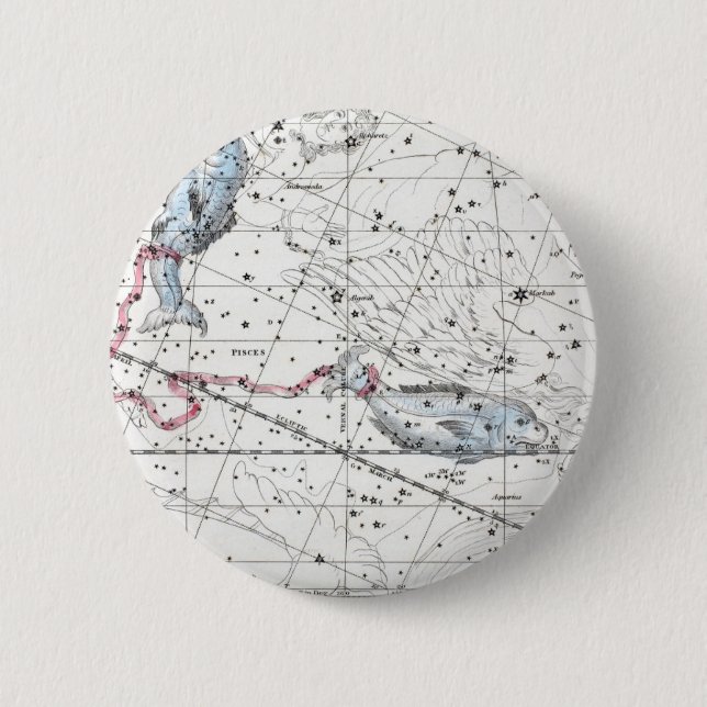 Karte der Konstellations-Platte XXII Button (Vorderseite)