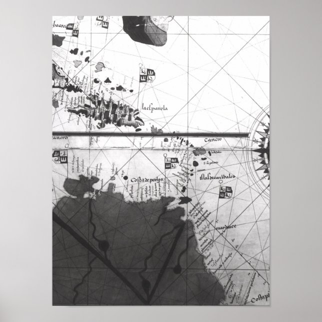 Karte der Länder Poster (Vorne)