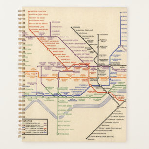 Karte der Londoner Untergrund Railways Planer