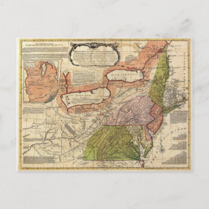 Karte der mittelbritischen Kolonien in Amerika 177